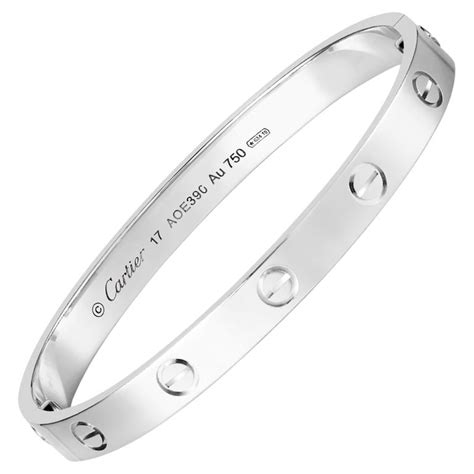 cartier love cuff white gold|cartier love bracelet euro price.